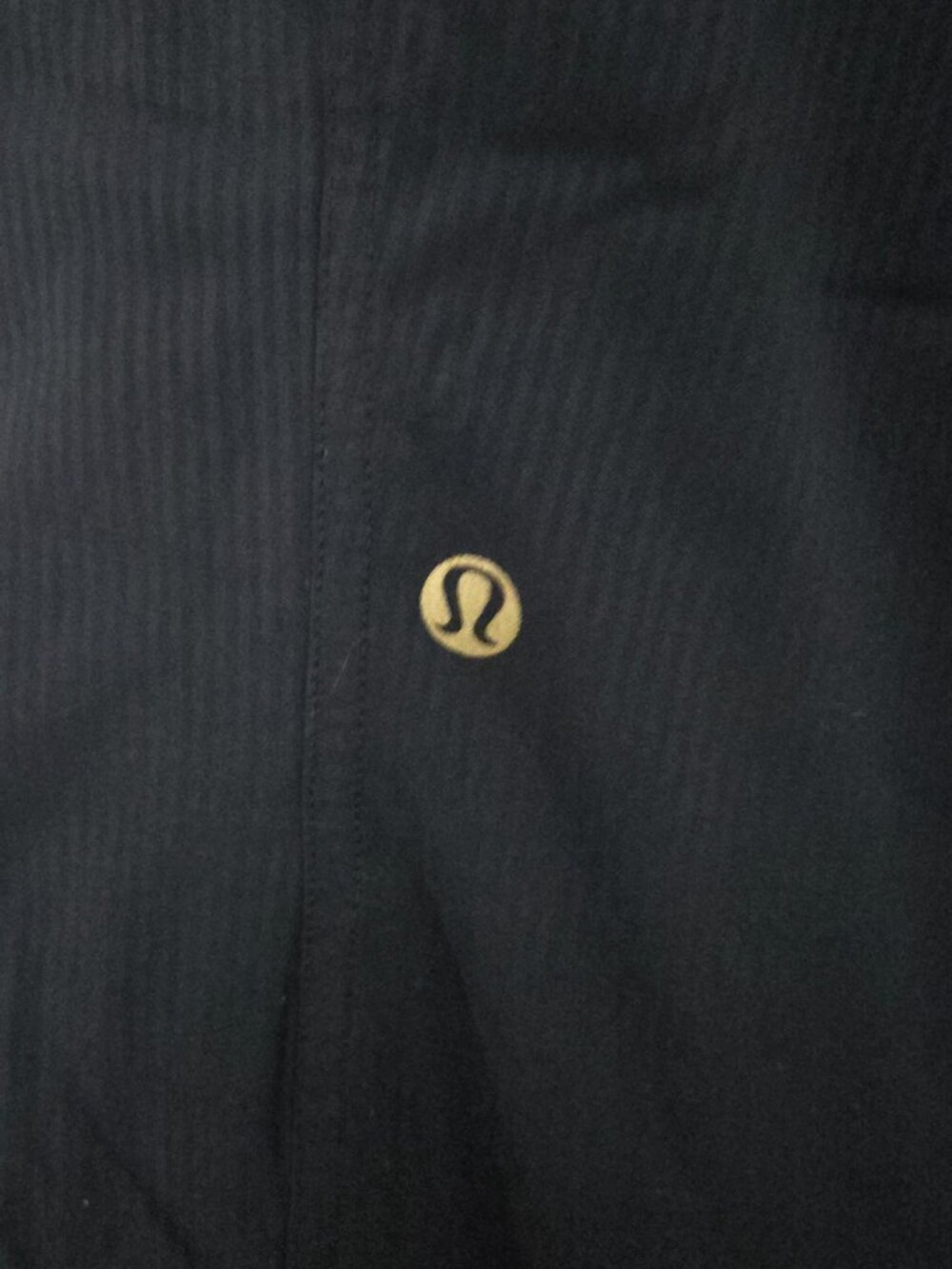 Lululemon Crossover V-Waistband Wide-Leg Crop Pants Dark Navy Pinstripe Sz 10 - Picture 7 of 16